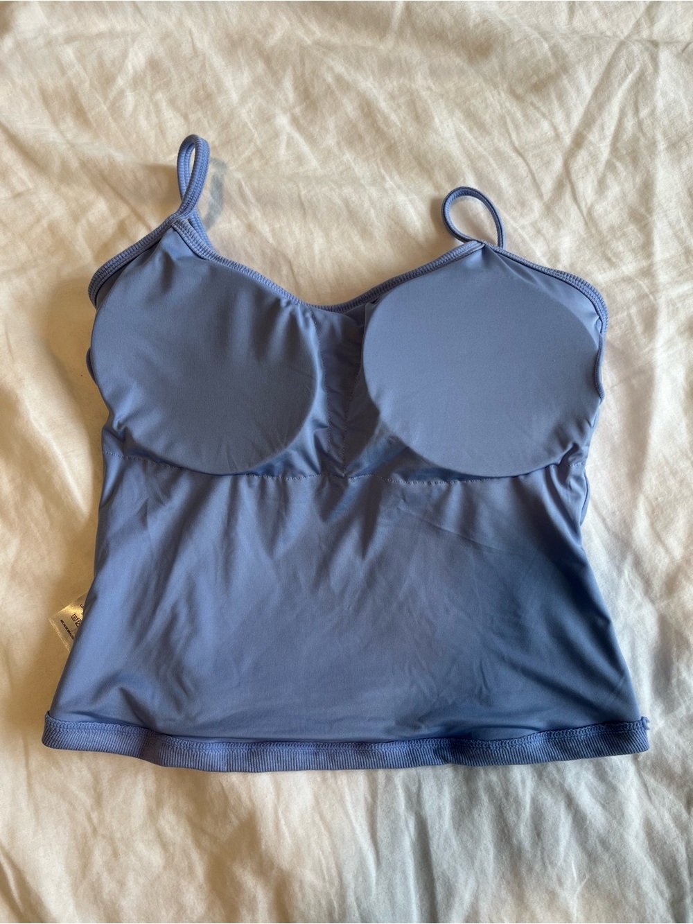 Klassy Network Ribbed Brami Tank - Periwinkle - Picture 6 of 6